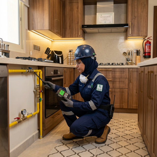 شركة فحص مواسير الغاز بالرياض