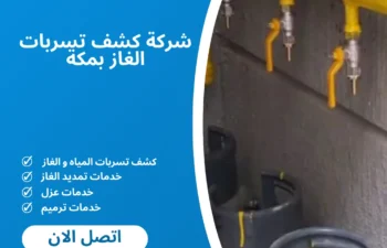 شركة كشف تسربات الغاز بمكة