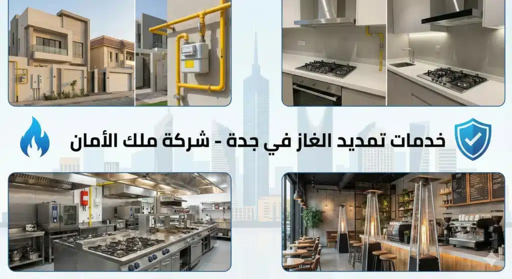 خدمات تمديد الغاز جدة