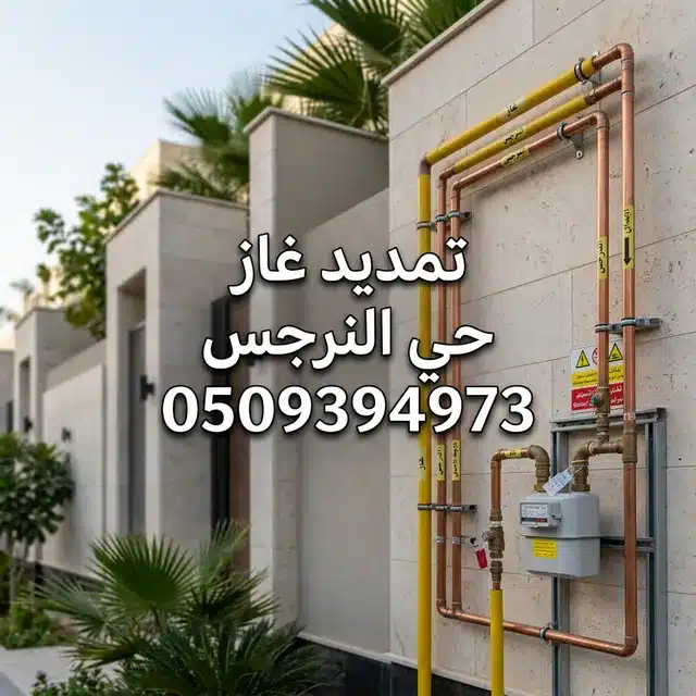 شركة تمديد غاز حي النرجس